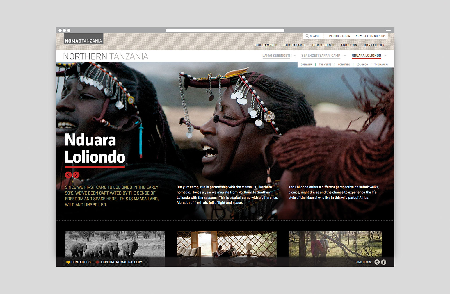 Nomad Tanzania Website Design One Darnley Road 5